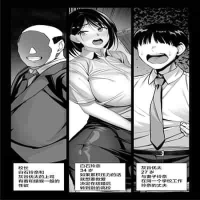 [Chinpan-bu (Chinpan)] Ossan Kirai no Hitozuma Kyoushi ga Nikubenki ni Ochiru Hanashi [Chinese]