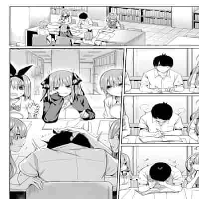 (C97) [Bad Mushrooms (Chicke III, 4why)] Nibun no Yuudou Half Seduction (Gotoubun no Hanayome) [English]