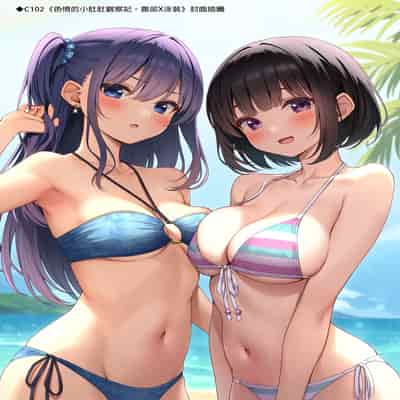 [Mono Letter (Karutamo)] Ecchi na Onaka Kansatsu Onaka×Mizugi 色情的小肚肚觀察記。腹部X泳裝 [Chinese] [Decensored] [Digital]