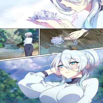 [Puu no Puupuupuu (Puuzaki Puuna)] Hitozukiai ga Nigate na Miboujin no Yukionna-san to Noroi no Yubiwa 2