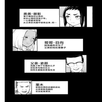 [グロッキー帳 (グロツキ)] 脳改造しあわせ家族3 はっぴぃえんど [中国翻訳]