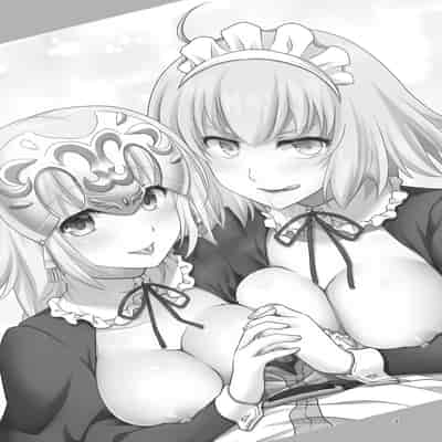 [Marimoya (Mori Marimo)] Chaldea Girls Collection W Jeanne Maid de Gohoushi (Fate Grand Order) [Chinese] [甜族星人x我不看本子个人汉化][Digital]